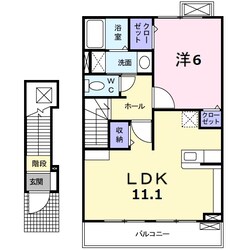 ルミナーレ　Ｂの物件間取画像